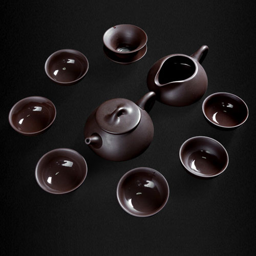 5Cgo 27515156125 紫砂石瓢套裝 茶具套裝 紫砂茶具 功夫茶具茶壺茶杯  CJS85100