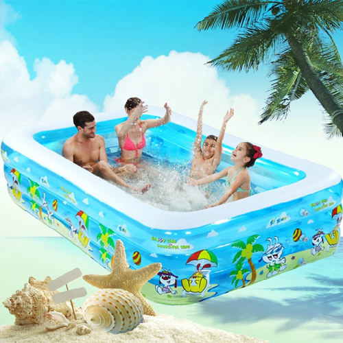 5cgo 38763971737  家用兒童充氣遊泳池家庭大型超大號水池加厚戲水池成人浴缸   ZYH82100