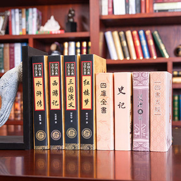 5Cgo 39233374977  中式古典裝飾書仿真書假書籍 現代中式名著書房道具書 （8本）WXP32000
