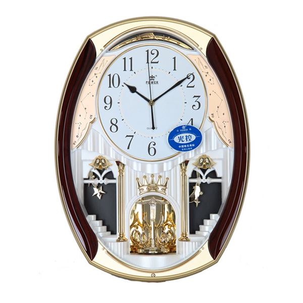 5Cgo 36398075282 鐘表歐式復古仿銅座鐘創意禮品時尚臺鐘工藝大號擺鐘 ZSJ89600