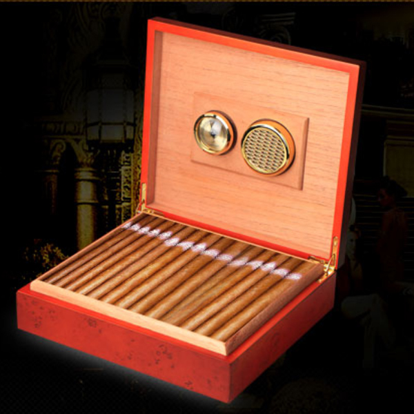 5Cgo 17194197196 雪茄保濕盒進口雪松木大號便攜雪茄盒保濕雪茄盒高檔歐式雪茄盒 WXP84100