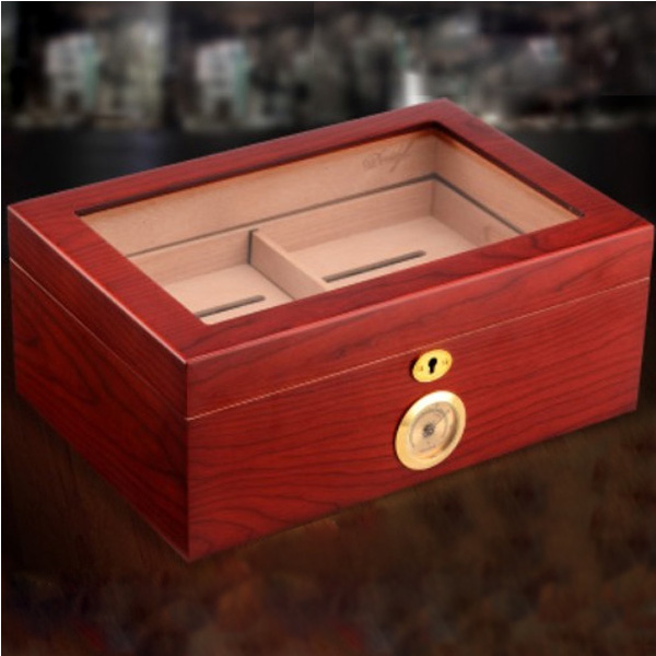 5Cgo 17835158568 雪茄盒透明視窗進口雪松木雪茄保濕盒儲存箱保濕雪茄盒高檔歐式雪茄盒 WXP05300
