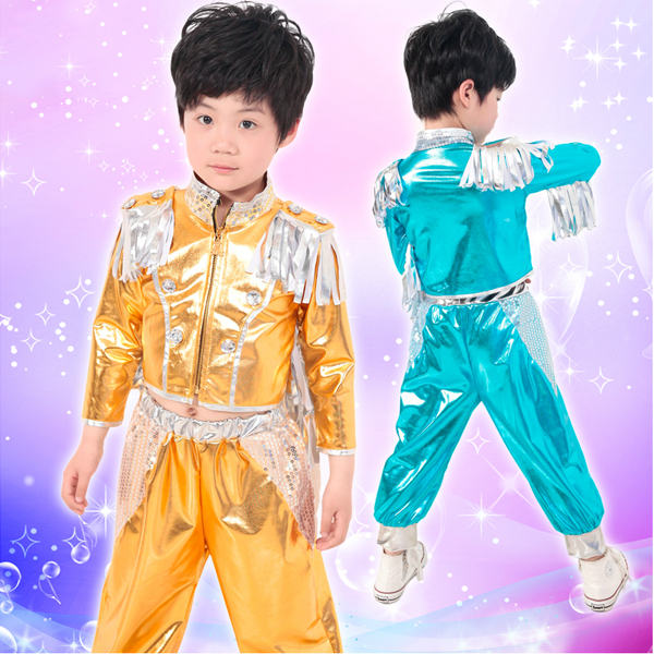 5Cgo  38651425232  幼兒舞蹈服裝演出服 兒童男童爵士舞表演服裝拉丁街舞套裝 兒童舞衣GSX55000