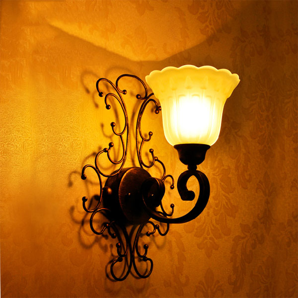5Cgo 40587241644 新古典壁燈餐廳飯廳燈飾地中海式創意現代過道電視背景燈  LKM34300