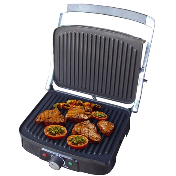 5Cgo 40068371485 家用雙面自動烤牛排機 燒烤機電煎鍋電烤盤 ( 插220V電) AGL83200 