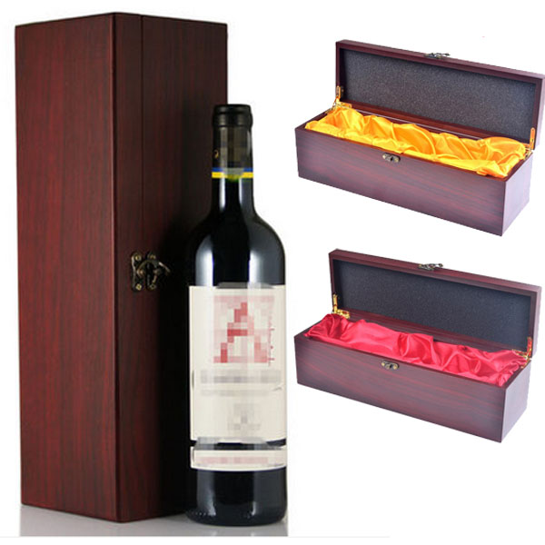 5Cgo 22476955892 單支紅酒盒箱葡萄酒包裝禮盒紅酒木盒紅酒箱禮盒盒 WXP03000