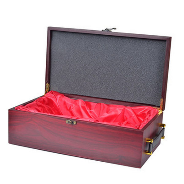 5Cgo 20190077646 防紅木雙支紅酒盒葡萄酒木盒紅酒禮盒紅酒包裝盒 提手B款 WXP04000