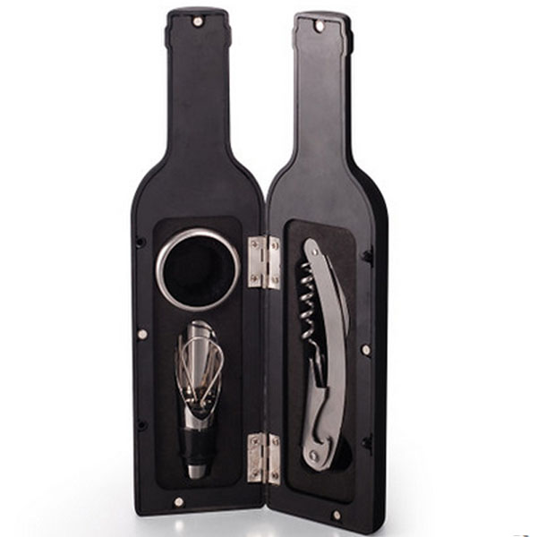 5Cgo 39401753362  紅酒酒具套件創意小酒瓶紅酒開瓶器套裝高檔葡萄酒酒具禮品 WXP04000