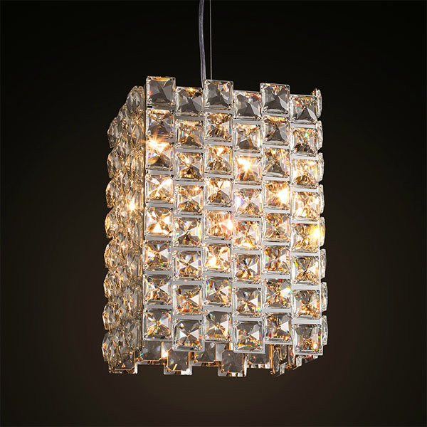 5Cgo 42961482916 時尚現代簡約水晶吊燈 創意個性餐廳客廳臥室LED水晶吊燈    LKM09800