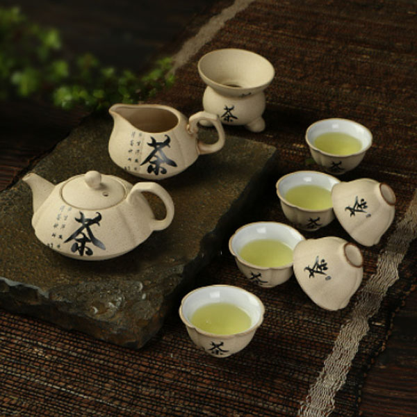 5Cgo 42733666708 粗陶茶杯功夫茶具茶具套裝組複古茶具套裝組陶瓷手工制品粗陶過濾 WXP59000