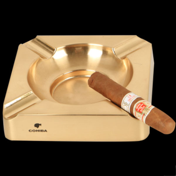 5Cgo 42189710106 雪茄煙灰缸COHIBA高希霸雪茄煙灰缸钛金屬潤膚健康雪茄煙灰缸 WXP03100