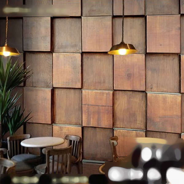 5Cgo 42613041149 代訂金 古典仿真實木大型壁畫3D立體餐廳酒店網咖客廳書房牆紙壁紙臥室酒吧餐吧墻面裝飾 CHX49000