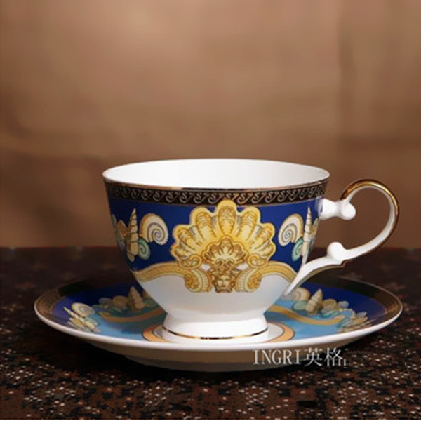 5Cgo 18907590506 範思哲歐式海螺杯高檔出口骨瓷咖啡杯奶茶杯英式紅茶杯歐式水杯 WXP57000