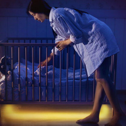 5Cgo 43366564664 i-light智慧LED床燈 臥室樓道嬰兒餵奶紅外線光控人體感應小夜燈-嬰兒床版    LKM45100