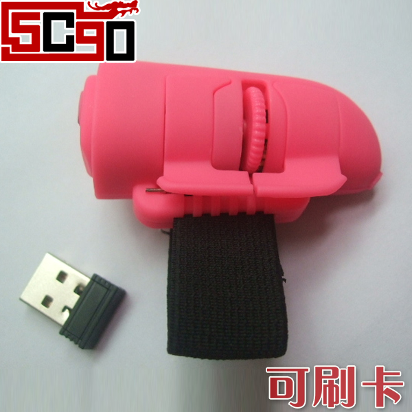 5Cgo 無線手指滑鼠 2.4G 無線懶人鼠 迷你USB指環/拇指滑鼠 光學滑鼠 P0600