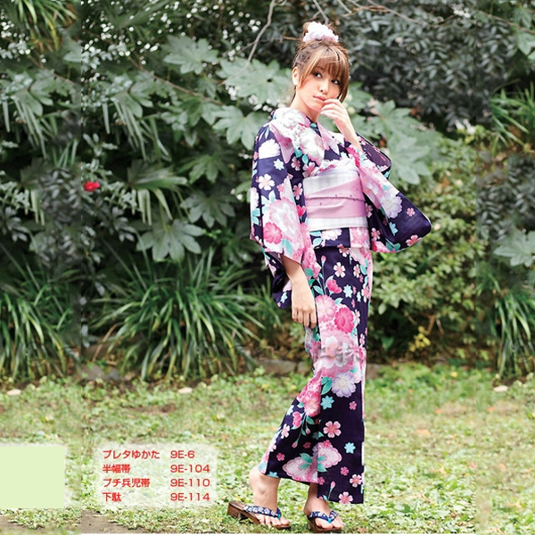 5Cgo 9864097854 日系lolita 日本和服浴衣套裝H003和風 日式浴衣和服 動漫角色扮演服  GSX99300