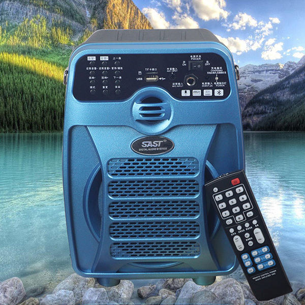 5Cgo 44439639907 戶外手提便攜電瓶音箱戶外音響錄音音響小型廣場舞擴音廣播器演唱音響 WXP99100