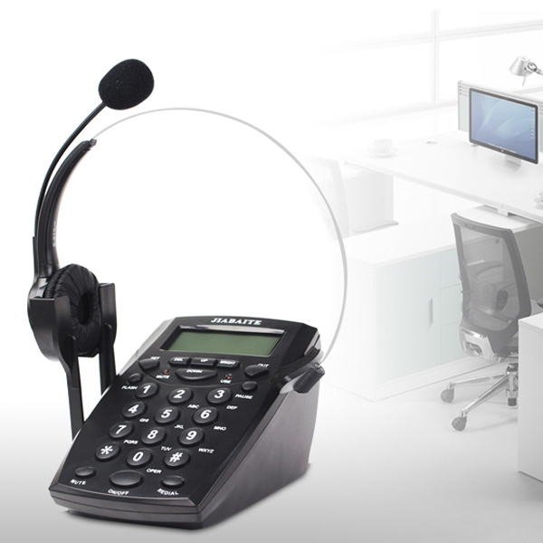 5Cgo 40806910583 呼叫中心專用客服電話機耳麥電話機耳機辦公電話機話務員電話機 WXP76000