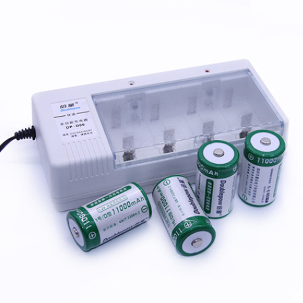 5Cgo 42332879415 充電電池2號電池充電池充電器套裝大容量麥克風電池 1充4電 WXP26000