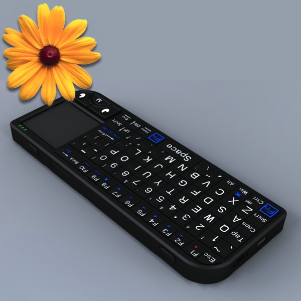 5Cgo 旗鑑級 藍芽或2.4G 三合一 多功能迷你鍵盤滑鼠+簡報筆 W56100