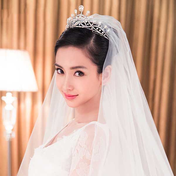 5Cgo 522913418963 千色新娘頭飾新娘皇冠頭飾韓式珍珠結婚發飾婚紗配飾品   GSX98000