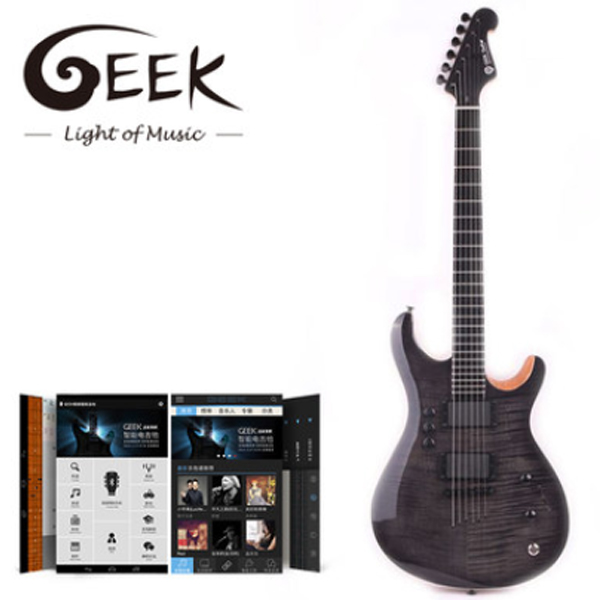 5Cgo 520434730543 GEEK極客智能電吉他可連蘋果安卓手機可自選搭配音箱背包智能吉他 A套餐 WXP99710
