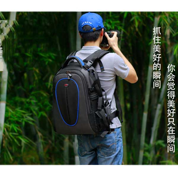 5Cgo 41198669932 專業攝影包雙肩包 單反相機包 專業防盜防水大容量佳能數碼背包 大號56300