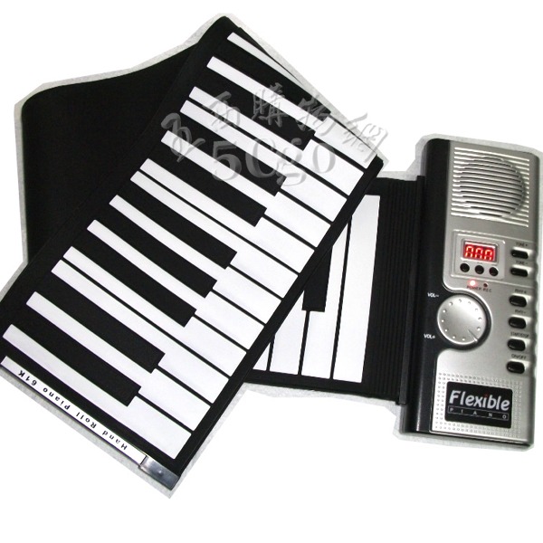 5Cgo KEYBOARD61 手卷鋼琴 電子琴 便捷式折疊軟鋼琴 戶外鋼琴 便攜鋼琴 P06100