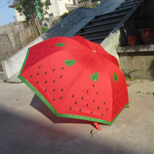 5Cgo 14223462897 西瓜紅草莓紅長柄傘 可愛公主傘 阿波羅情侶傘 晴雨傘折疊傘 MIK82000