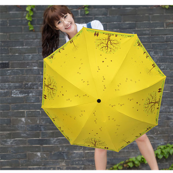 5Cgo 38654368272 晴雨傘折疊兩用韓國學生三折超強防曬防紫外線女黑膠遮陽傘太陽傘  GSX63000