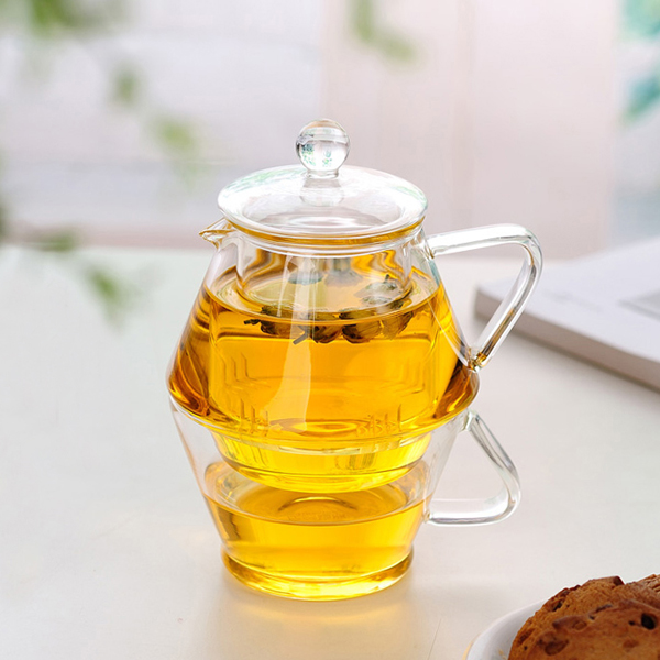 5Cgo 520788451159 左茗右器玻璃過濾花茶壺杯子套裝創意紅茶綠茶泡茶器個人一壺一杯功夫茶具  HZS85000