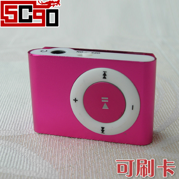 5Cgo 鋁殼 無屏插卡MP3 夾子MP3播放器 P33000