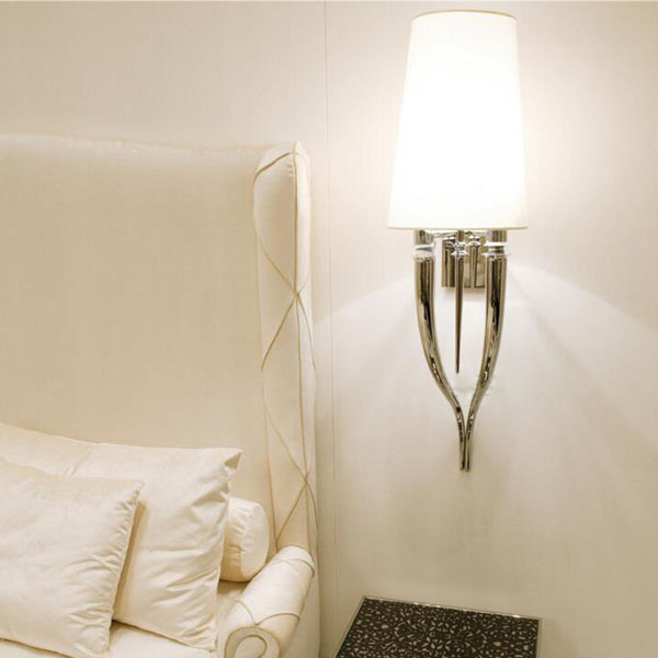 5Cgo  530616919333 創意壁燈現代簡約led酒店牛角壁燈 臥室餐廳客廳床頭led壁燈--小號  LYP85100