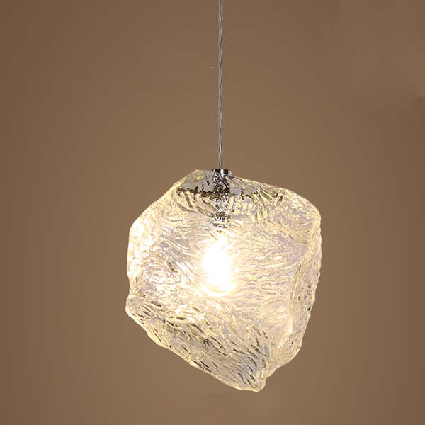 5cgo 10623790172 韓式現代簡約玻璃冰塊吊燈創意個性藝術風格客廳臥室吧臺餐廳燈具   LYP82100