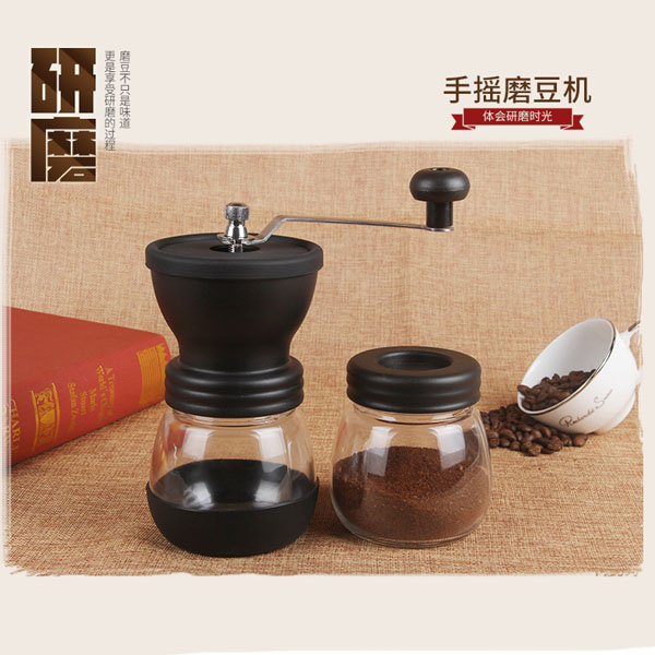 5Cgo 532065254633 咖啡機手動咖啡磨豆機手搖咖啡磨胡椒粒研磨粉器水洗磨咖啡豆機陶瓷磨芯 XMJ94000