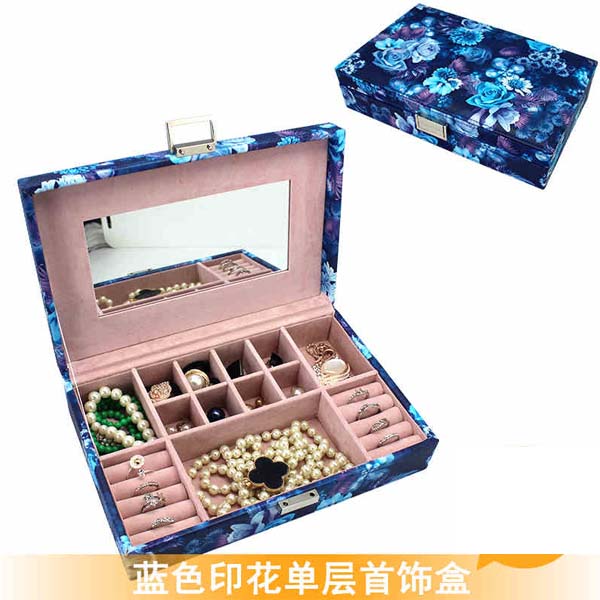 5Cgo 528650141642 首飾盒公主歐式韓國戒指盒飾品盒化妝盒首飾收納盒不帶鎖  GSX94000