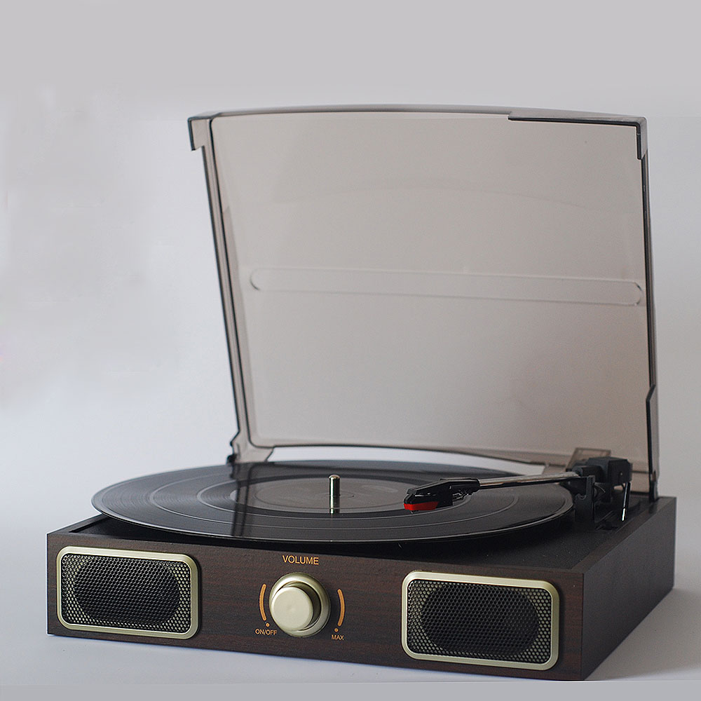 5Cgo 21335019724 唐典 Lp 黑膠唱片機復古留聲機仿古老式電唱機內置喇叭 PY02200