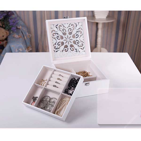 5Cgo 547161501026 中國風首飾盒木質飾品首飾收納盒歐式公主韓國結婚化妝品收納盒    GSX90100