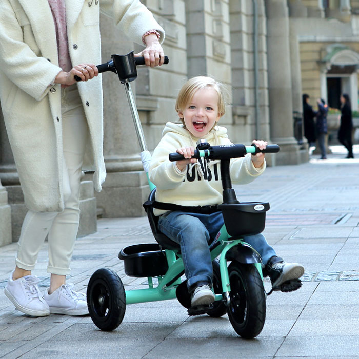 5Cgo 566279675256 嬰幼兒童三輪車腳踏車嬰兒家庭手推車寶寶自行車小孩2-6歲童車平衡車扭扭車大號 HJT98100
