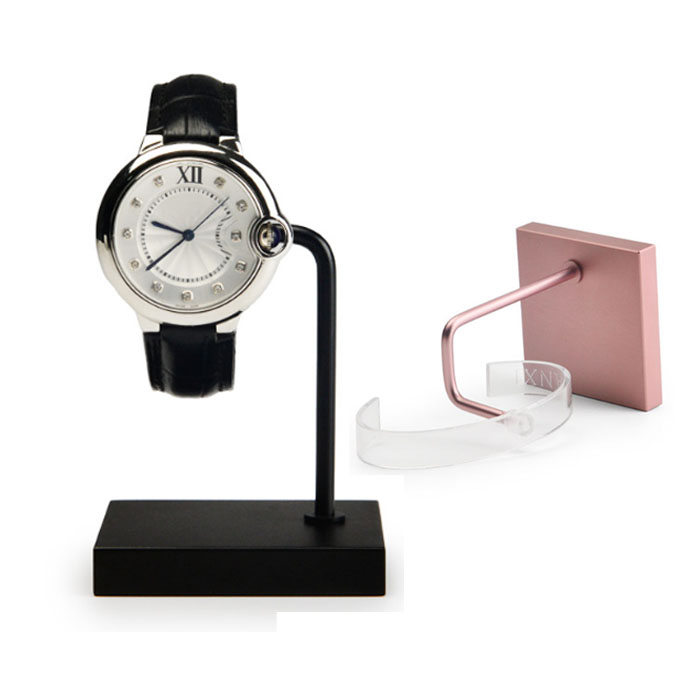 5Cgo 570747438542 FANXI手錶展示架 玫瑰金色手錶座 高檔黑金屬材質 櫥窗展示專用手錶收納架 XMJ53000