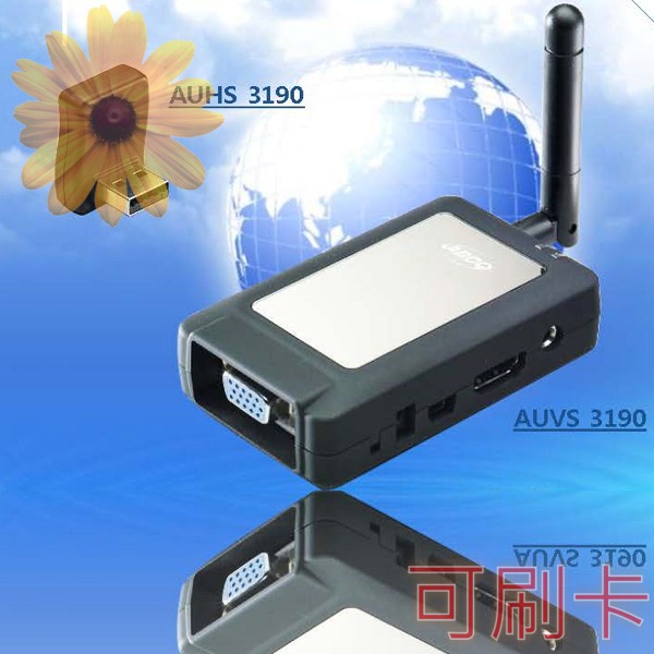 5Cgo  ABCO 3190 HDMI(含影音)+VGA(另有AUDIO) UWB 無線影音傳輸器