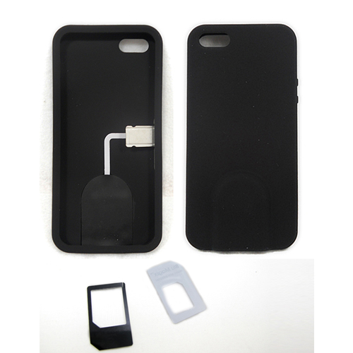 5Cgo  IP05 iphone5 手機免剪卡保護套 iphone 5 Nano-sim卡套  iphone 5 保護殼  SHM82000 