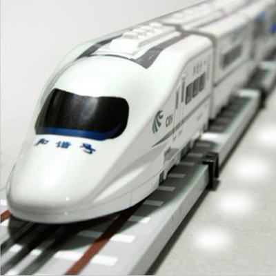 5Cgo  10243875237  可調車速和諧號動車組軌道玩具火車模型 電動兒童玩具 動車組火車玩具 YAN97000