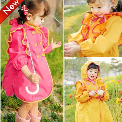 5Cgo 15365119342  日本韓國時尚兒童雨衣雨披雨傘雨鞋兒童雨具可配套裝2-6歲 YAN94000