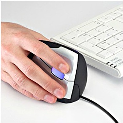 5Cgo Minicute Ezmouse 人體工學垂直滑鼠 ( 右手滑鼠 有線) 防滑鼠手 直立滑鼠 AGL07100