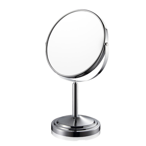 5Cgo 3011463055 鏡子6寸台式鏡梳妝鏡化妝鏡雙面鏡擺式專櫃鏡 SHM03000