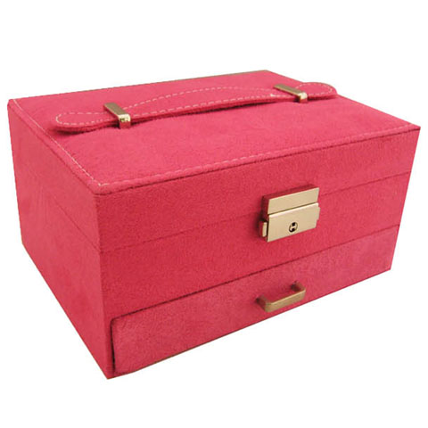 5Cgo 14838153256 韓國首飾收納盒 高檔複古首飾箱珠寶盒 可愛木制飾品盒 MIK5400