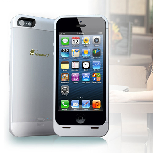 5Cgo 21460536849 蘋果5專用移動電源iphone5背夾電池 隨身便攜式外接充電寶 SHM58100