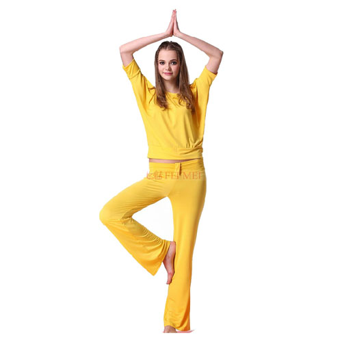 5Cgo 13652102594 新款夏季瑜伽服 瑜珈服 套裝 特價 正品 中袖健身服10色	 MIK99000