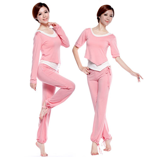 5Cgo 21211676325 新款瑜伽服套裝大碼莫代爾健身舞蹈瑜珈服三件套 運動服 MIK98000